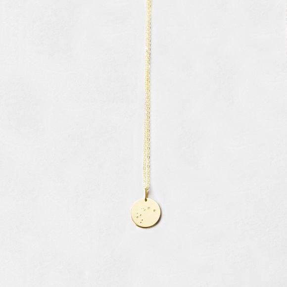 Aquarius Constellation Charm Boho Dainty Necklace - Picture 4 of 15